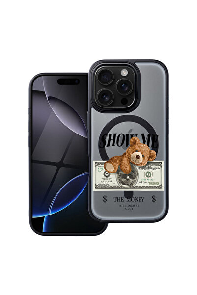 bestcase Husă MagSafe Shield pentru Apple iPhone 12 Pro, Ursuleț de pluș Arat...