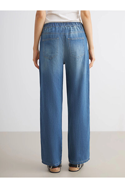 LC Waikiki Lcw Jeans Indigo Baggy Fit Women's Jean Trousers