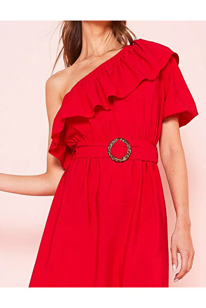 VERY V by Very midi dress, red