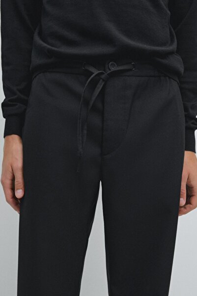 Massimo Dutti %100 pamuklu jogger fit pantolon