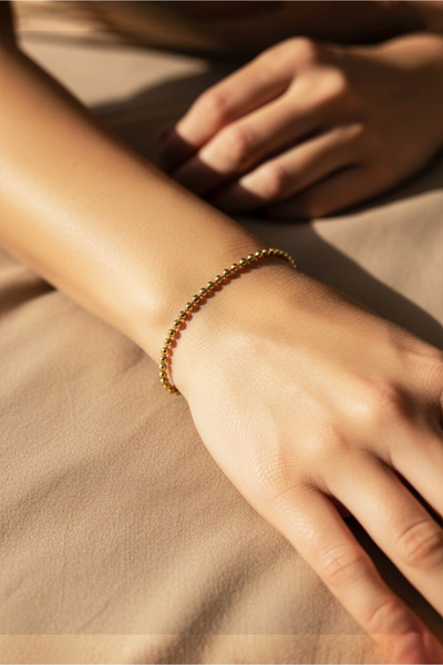 KUTLU Tırnak Zincir Altın Bileklik
