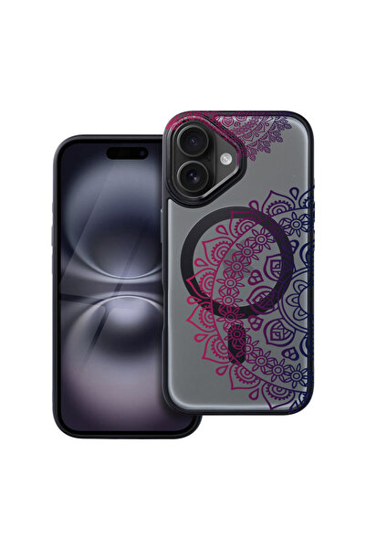 bestcase Carcasă MagSafe Shield pentru Apple iPhone 16, floare de primăvară, ...