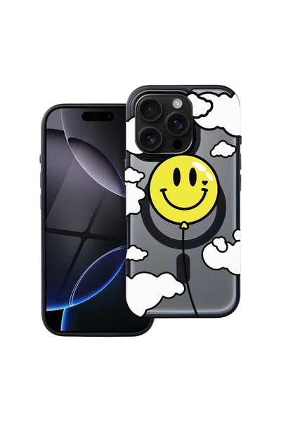 bestcase Θήκη MagSafe Shield για Apple iPhone 16 Pro, Balloon Smiley, husa 19...