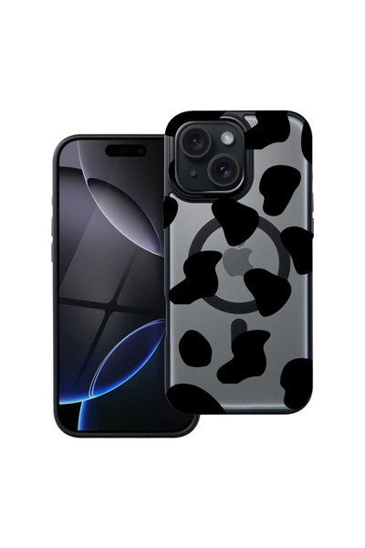 bestcase Carcasă MagSafe Shield pentru Apple iPhone 12, Black Cow, husa 20921...