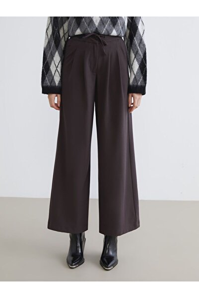 LC Waikiki XSIDE Loose Fit Geniş Paça Kadın Pileli Pantolon