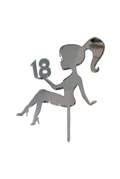 OEM Topper tort majorat 18 domnisoara, Promotional Print, 18DB, oglinda acril...