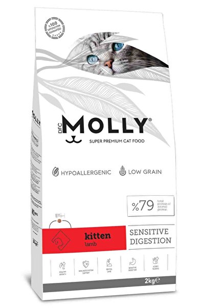 Molly Hipoalerjenik Kuzu Etli Düşük Tahıllı Yavru Kedi Maması 2kg