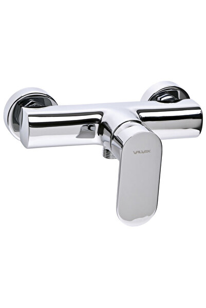 Other Baterie de duș cromată cu două orificii, montată pe perete, tip tub