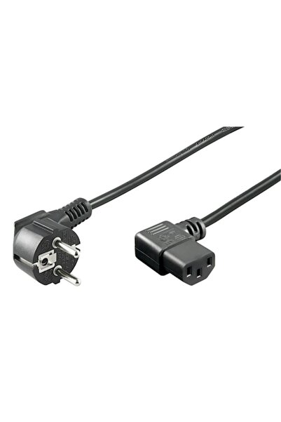 goobay Computer power cable 2m black,