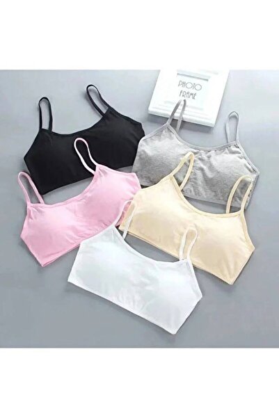 Twentyipek Sutien sport colorat din 5 piese pentru femei, cu bretele cu frâng...