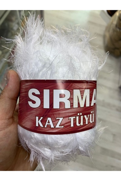 Sırma Kaz Tüyü El Örgü İpi 100 gram 70metre