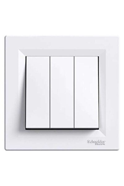 Schneider Electric Întrerupător triplu Asfora, alb EPH2100121 Schneider