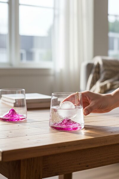 ROY KING DEKORATİF BARDAK PEMBE