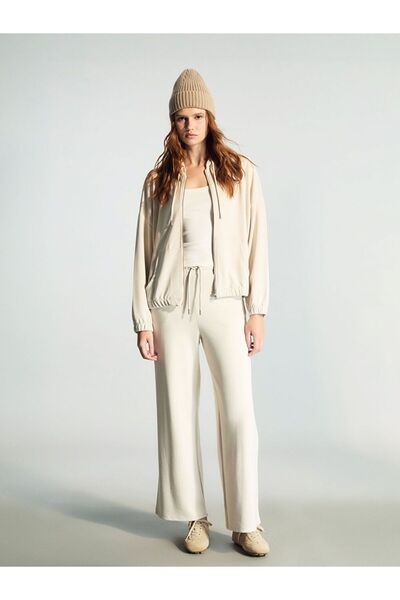 LC Waikiki XSIDE Hooded Oversize Women's Zippered Sweatshirt