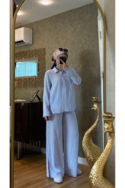 Lir Women's Blue Ephil Fabric Suit