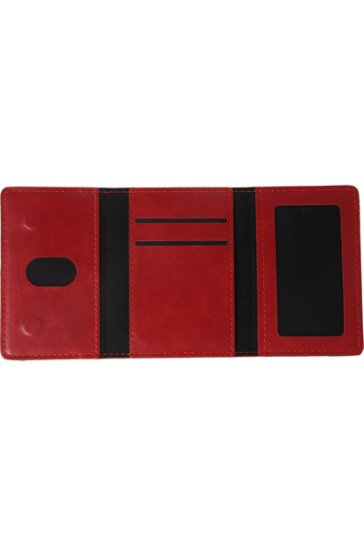 UnDePlus Magnetic Adhesive 5-Slot Magnetic Pu Leather Wallet Card Holder Compatible with Magsafe Crd-08