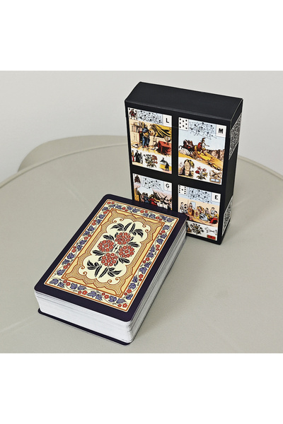 Choice 9x6 cm Grand Jeu De Mlle Lenormand Deck 9*6cm Printed on 350GSM Double Embossed Cardstock 54 Pcs Len
