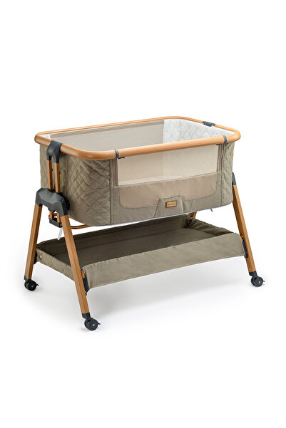 Onino Pat de dormit dublu DREAM.me, culoare Misty Taupe