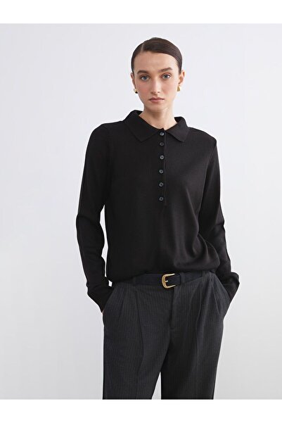 LC Waikiki Polo Collar Women's Knitwear Sweater