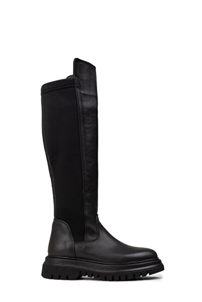 Deery Women's Black Zipper Boots