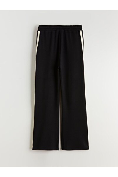 LC Waikiki LCWAIKIKI Basic Şerit Detaylı Geniş Paça Kadın Eşofman Altı