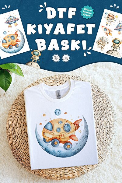 MSticker Kumaşa Baskı Yapılabilen Özel Tasarım Ütü Ile Yapışan Tekstil Dtf Ba...