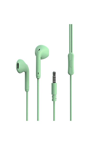 UnDePlus Kulakiçi ER06 3.5mm Jack Kulaklık Yeşil