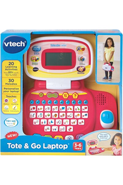 VTech Baby حقيبة لابتوب VTech Tote & Go، باللون الوردي