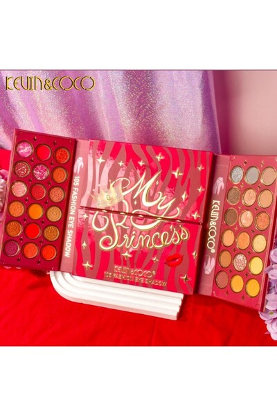 kevin coco Paleta de Farduri Kevin&Coco, 105 culori, Wednesdaiyiy, Conturing, Iluminator, Blush incluse