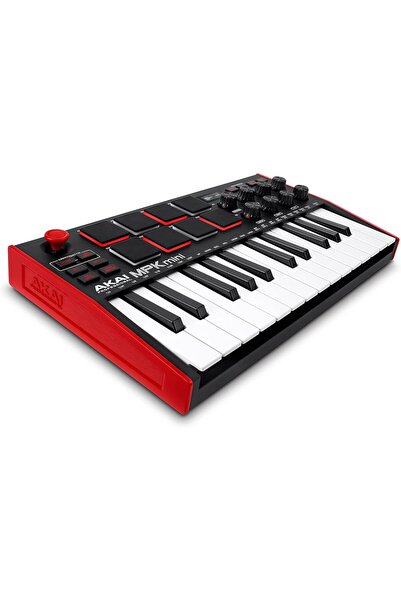 AKAI وحدة تحكم لوحة مفاتيح USB MIDI احترافية MPK Mini MK3 مزودة بـ 25 مفتاحًا