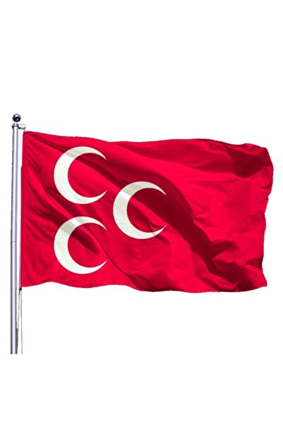 ÇELİKONLİNE BAYRAK 3 Hilal Kırmızı Bayrağı 100x150Cm Bayrağı
