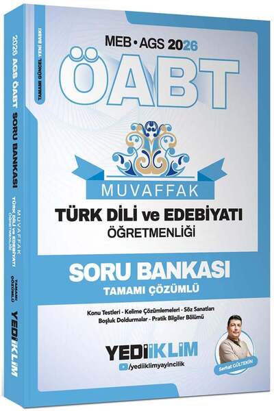 Yediiklim Yayınları 2026 MEB AGS ÖABT Muvaffak Türk Dili Ve Edebiyatı Öğretme...