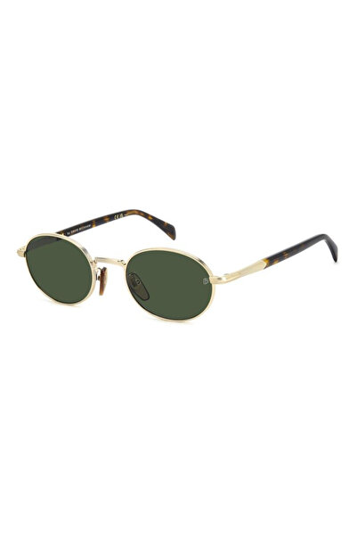David Beckham Unisex Metal Sunglasses Db 1196/S Coffee Frame Green Uv 400 Glass