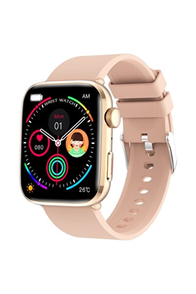 SMARTECH Smartwatch S864, Glucometer Sensor, Bluetooth Call, Rose, 1.85 inch