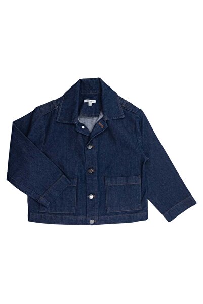 Ozmoz By Mukadder Özden 100% Cotton Blue Denim Spring Boys' Jacket