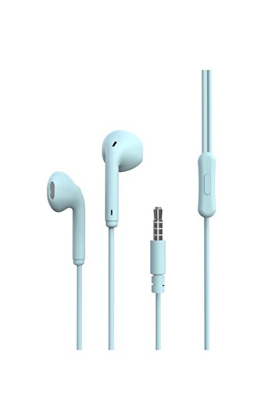 UnDePlus Kulakiçi ER06 3.5mm Jack Kulaklık Mavi