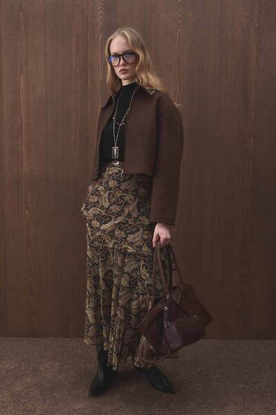 Hooopstore Premium Kısa Süet Koyu Kahve Ceket