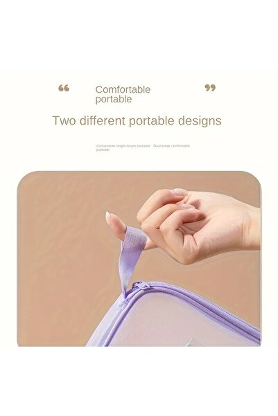 GlassySKY Διαφανής τσάντα αποθήκευσης από διχτυωτό υλικό, θήκη εργασίας οργάνωσης γραφείου σχολείου