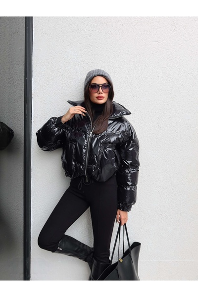 ESRAHELVACI Φουσκωτό παλτό πατέντας