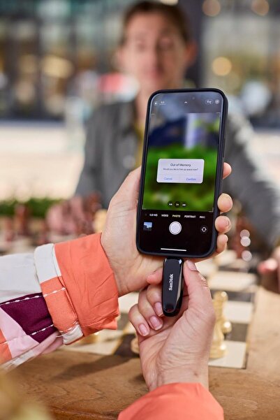 SanDisk 2-in-1 Phone Drive 64GB USB-C/USB-A, Auto Backup, RescuePRO Deluxe, Black