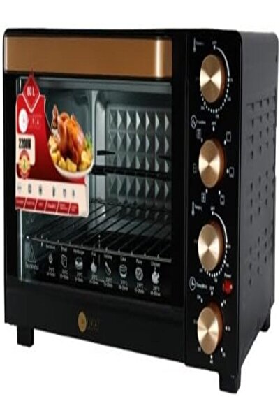 Afra Electric Oven Toaster, 55L, 1900W, Convection & Rotisserie (AF-5519OTBK)