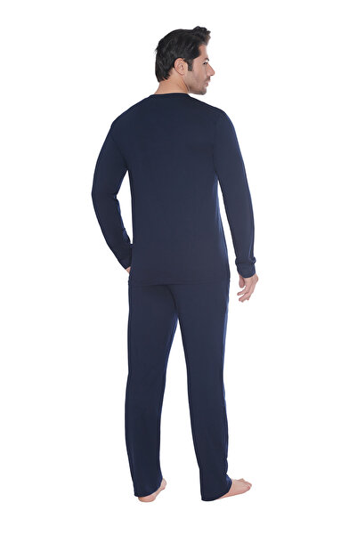 U.S. Polo Assn. Men's Navy Blue Pajama Set