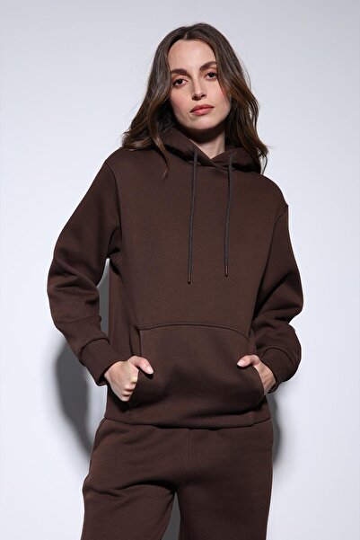 Antioch Coffee Hooded Basic Women's Sweatshirt
