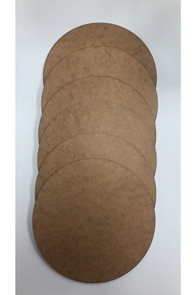 ŞAHİKA DEKORASYON 30 Cm Çap Daire Ham Mdf 50 Adet Levha Lazer Kesim Yuvarlak ...