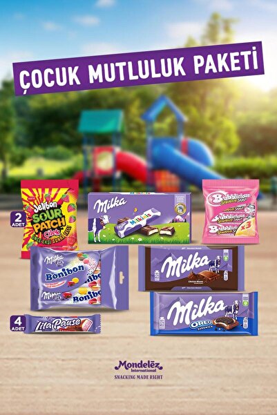 KENT Çocuk Mutluluk Paketi- (Çikolata-Sakız-Şeker)
