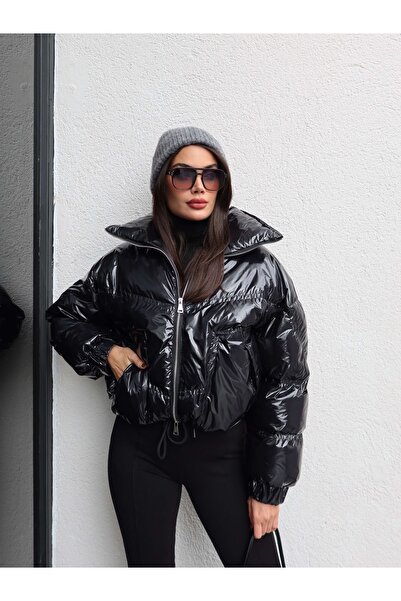 ESRAHELVACI Φουσκωτό παλτό πατέντας