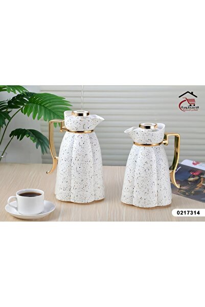 AL OSTORAH Legendary Tea and Coffee Thermos Set 0.7+1L