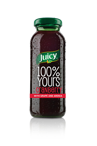 Juicy عصير عنب وتوت بري 195 مل (عبوة من 12 قطعة)