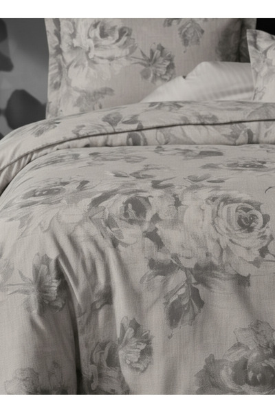 DELOUNA Double bed linen set 100% COTTON RANFORCE, 4 pieces, bed sheet 265 x 240 cm, Rose