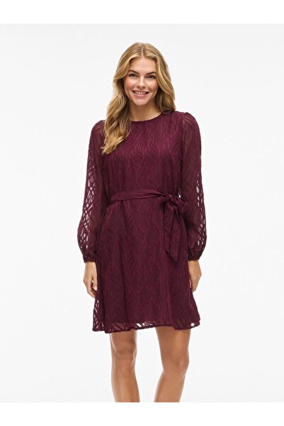 VILA Minikleid VIMIKA Langärmeliges